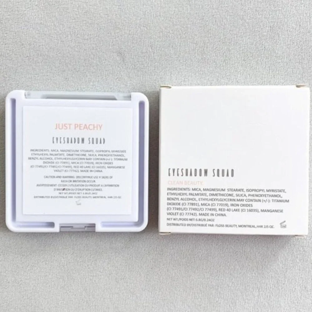 Floss eyeshadow quad in Just Peachy Brand New